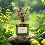 SAUSSAVITA Sandalwood Ancient Ember reed diffuser with reeds