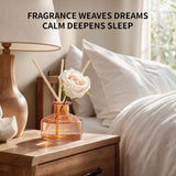 Cherry Blossom & White Flower Reed Diffuser Set — product view — SAUSSAVITA reed diffuser