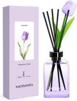 Botanical Reed Diffuser — Lavender — front view — SAUSSAVITA reed diffuser